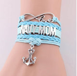 Infinity Love NAVY MOM Bracelet