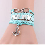 Infinity Love NAVY MOM Bracelet