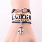 2 Styles Infinity Love Navy Wife Bracelet