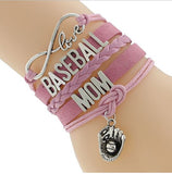 Infinity Love BASEBALL MOM Bracelet