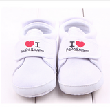 Unisex Love Mama Papa Baby Shoes