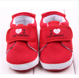 Unisex Love Mama Papa Baby Shoes