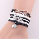 NURSE Hat Charm Leather Rope Wrap Handmade Bracelet Offer