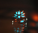 8 Style Women's Silver Plated Luminous Ring Offer