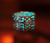 8 Style Women's Silver Plated Luminous Ring Offer