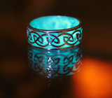 8 Style Women's Silver Plated Luminous Ring Offer