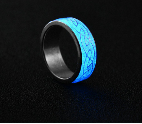 8 Style Women's Silver Plated Luminous Ring Offer