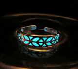 8 Style Women's Silver Plated Luminous Ring Offer
