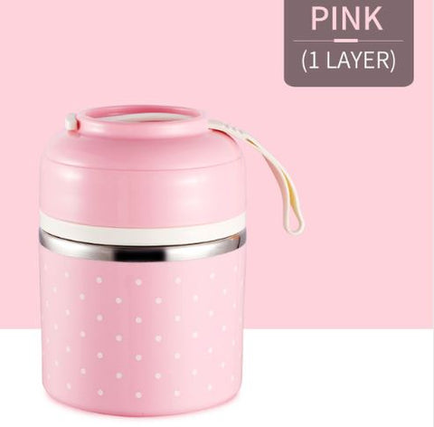 Cute Thermal Leak-Proof Stainless Steel Lunch Box