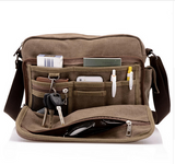 High Quality Multifunction Men Canvas Bag Casual Travel