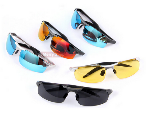 Men Polarized Aluminum Alloy Frame Sunglasses
