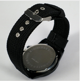 Men's Military Style Quartz Canvas Belt Wrist Watch