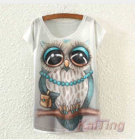 Vintage Spring Summer T Shirt for Women