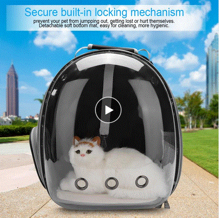 Portable Breathable Capsule Pet Carrier