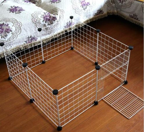 Foldable Iron Pet Playpen- Fence- Puppy Kennel