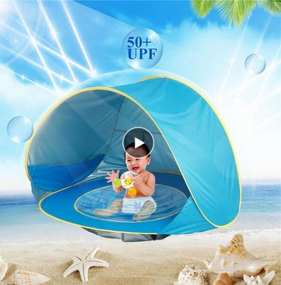 Incredible Portable Swimming Pool and Play House Tent for Children