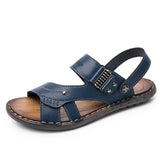 Breathable Leather Men  Sandals