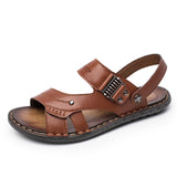 Breathable Leather Men  Sandals