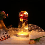 Enchanted Rose in a Glass Dome with Led Light