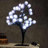 Luminarias LED Cherry Blossom Tree Branches Night Lights Holiday Lighting Table Lamps Bedroom Party Wedding Indoor Home Decor