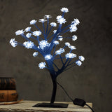 Luminarias LED Cherry Blossom Tree Branches Night Lights Holiday Lighting Table Lamps Bedroom Party Wedding Indoor Home Decor
