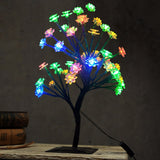 Luminarias LED Cherry Blossom Tree Branches Crystal Night Lights Table Lamps Bedroom Party Wedding Indoor Home Decor Lighting