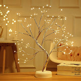 Tabletop Bonsai Tree Light with Eight Functions Lighted Tree Copper Wire Tree Lights,DIY Artificial Light Tree Lamp Decoration
