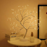 Tabletop Bonsai Tree Light with Eight Functions Lighted Tree Copper Wire Tree Lights,DIY Artificial Light Tree Lamp Decoration