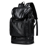 Men's Anti Thief Leather Backpack