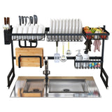 Stainless Steel Kitchen Sink Rack  Dish Organizer Utensils Storage Supplies