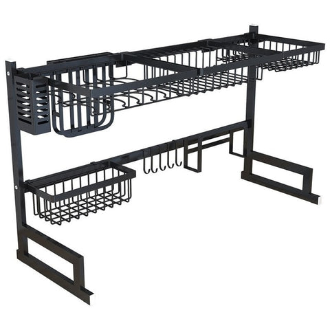Stainless Steel Kitchen Sink Rack  Dish Organizer Utensils Storage Supplies