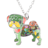 Pug Dog Necklace