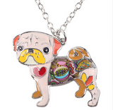 Pug Dog Necklace