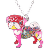 Pug Dog Necklace