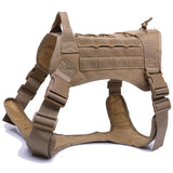 Tactical Dog Harness German Shepherd Pet Dog Harness Vest Nylon Bungee Dog Leash Harness For Small Large Dogs