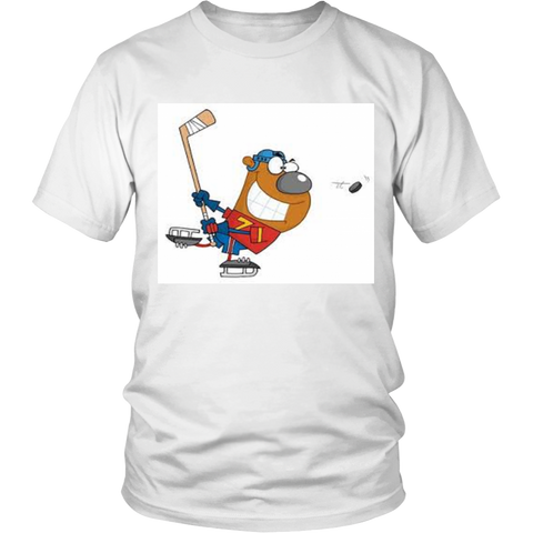 Funny Hockey Player Unisex T-Shirt