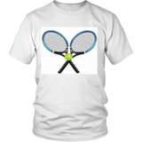 Tennis Rackets Unisex T-Shirt