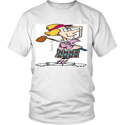 Funny Woman Golfer T-Shirt