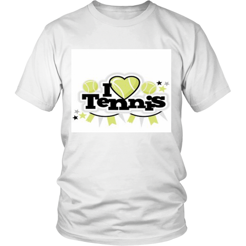 I Love Tennis Unisex T-Shirt