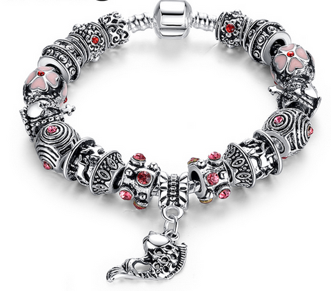 European Style Bracelet --925 Silver Fish Charm Fits Pandora Bracelets