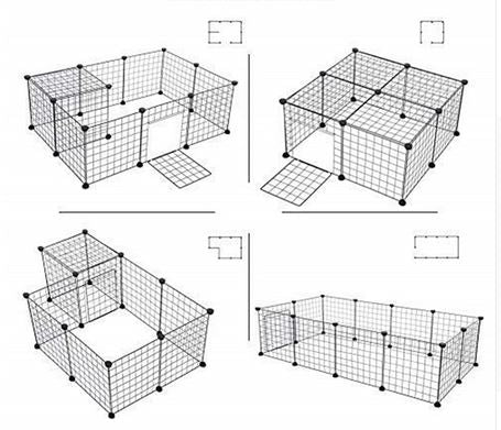 Portable Pet Playpen for Small Animals