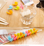 5 PCS Cute Snail Drink Glass Identifiers and Tea Bag Holders Offer