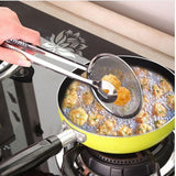 Stainless Steel Food Clip Snack Fryer Strainer BBQ Buffet Serving Tong Offer