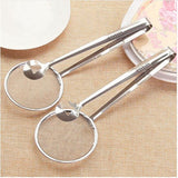 Stainless Steel Food Clip Snack Fryer Strainer BBQ Buffet Serving Tong Offer