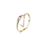 Rhinestone Elegant Angel Tear Bud Crystal Bracelet Offer