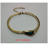 Rhinestone Elegant Angel Tear Bud Crystal Bracelet Offer