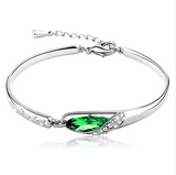 Rhinestone Elegant Angel Tear Bud Crystal Bracelet Offer