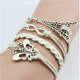 Unisex Jewelry Leather Double Infinite Multi-Layer Bracelets Offer