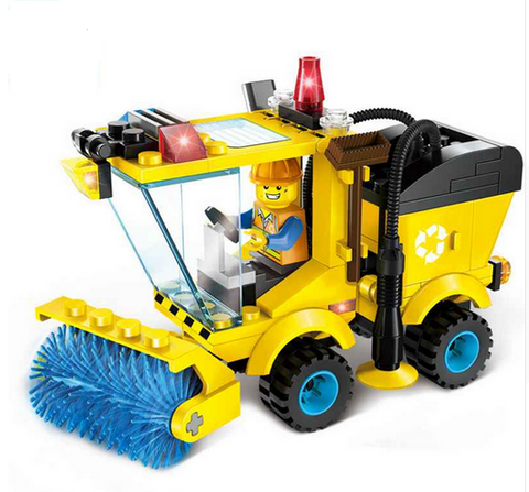 City Series Forklift Truck Building Blocks for Children