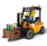 City Series Forklift Truck Building Blocks for Children